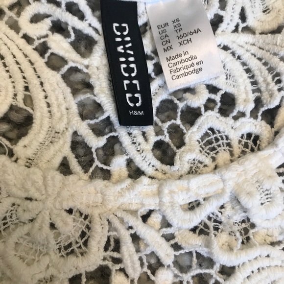 Floral see through crop top from H&M - Picture 3 of 3